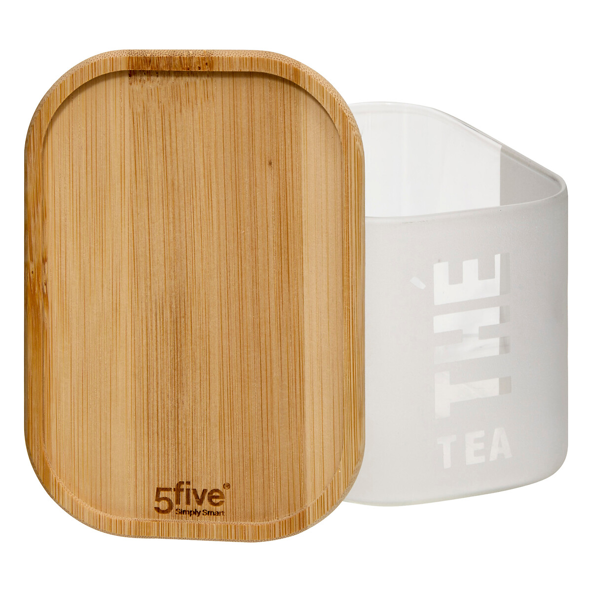 Tarro para t&eacute; de vidrio y bamb&uacute; 0.72L