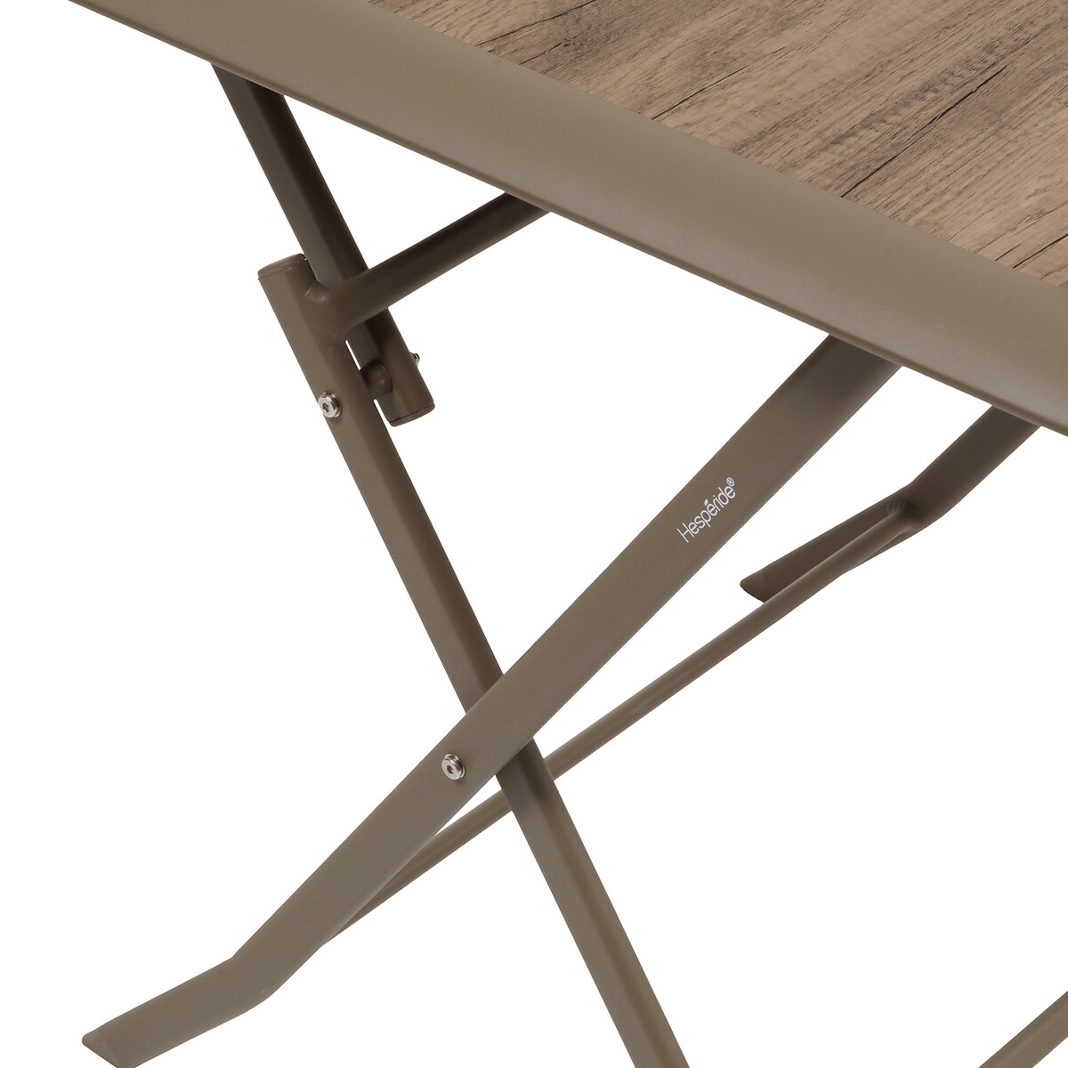 Mesa plegable AZUA truffe/caf&eacute; 