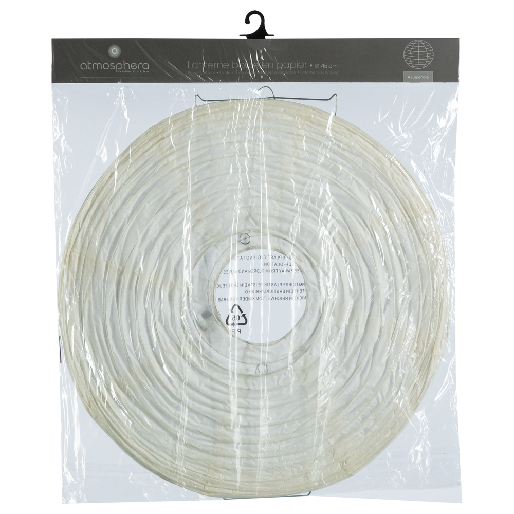 L&aacute;mpara De Techo Papel 45Cm