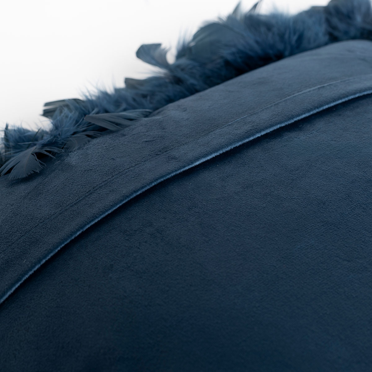 Cojín azul de terciopelo 40x40cm