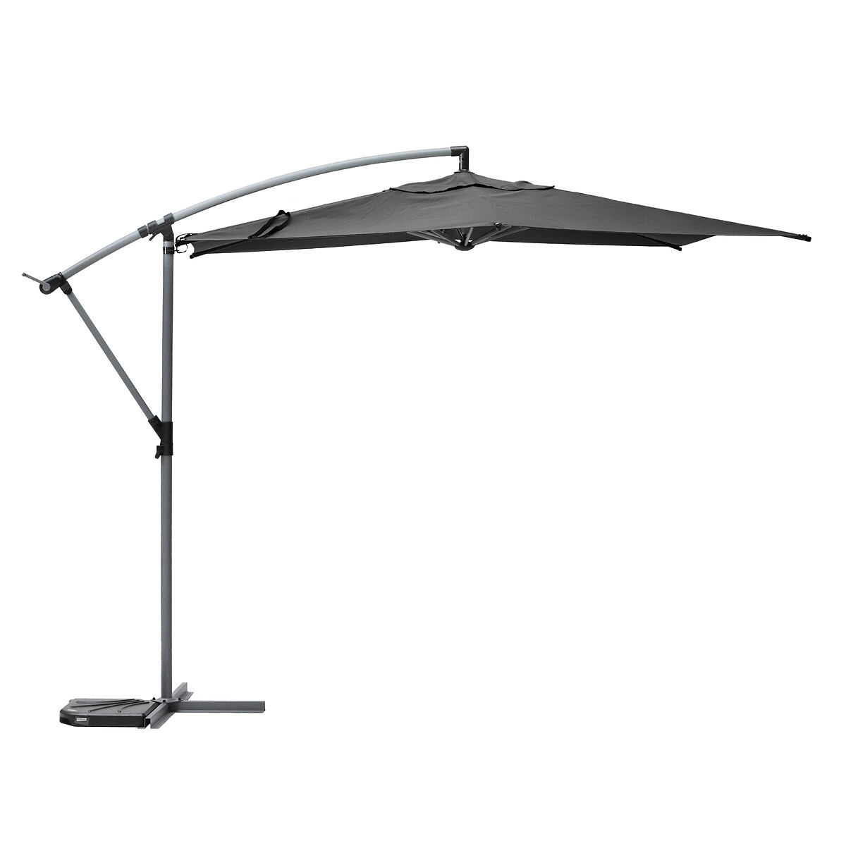 Parasol MANOA excéntrico gris ardósia 3m