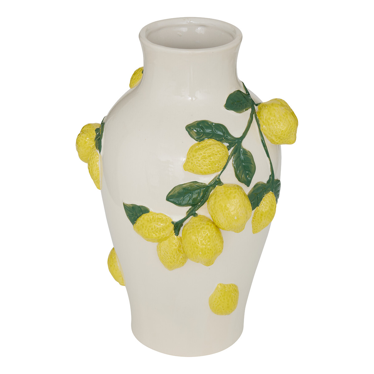 Jarr&oacute;n con limones 3D FRUITY de cer&aacute;mica 32cm