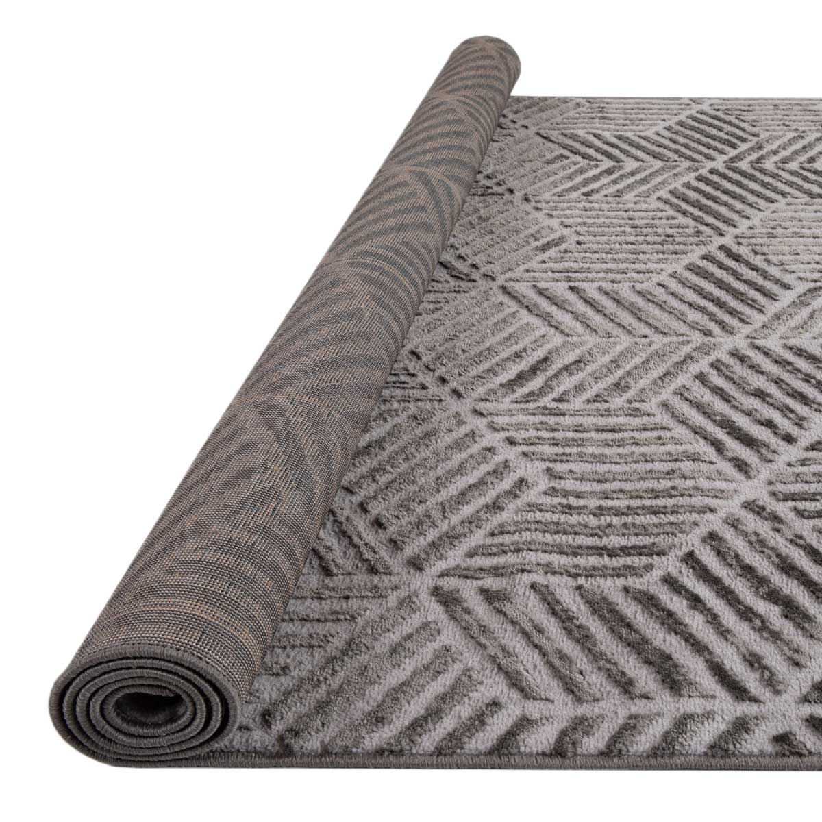 Alfombra Zaha Antracita 160x235Cm