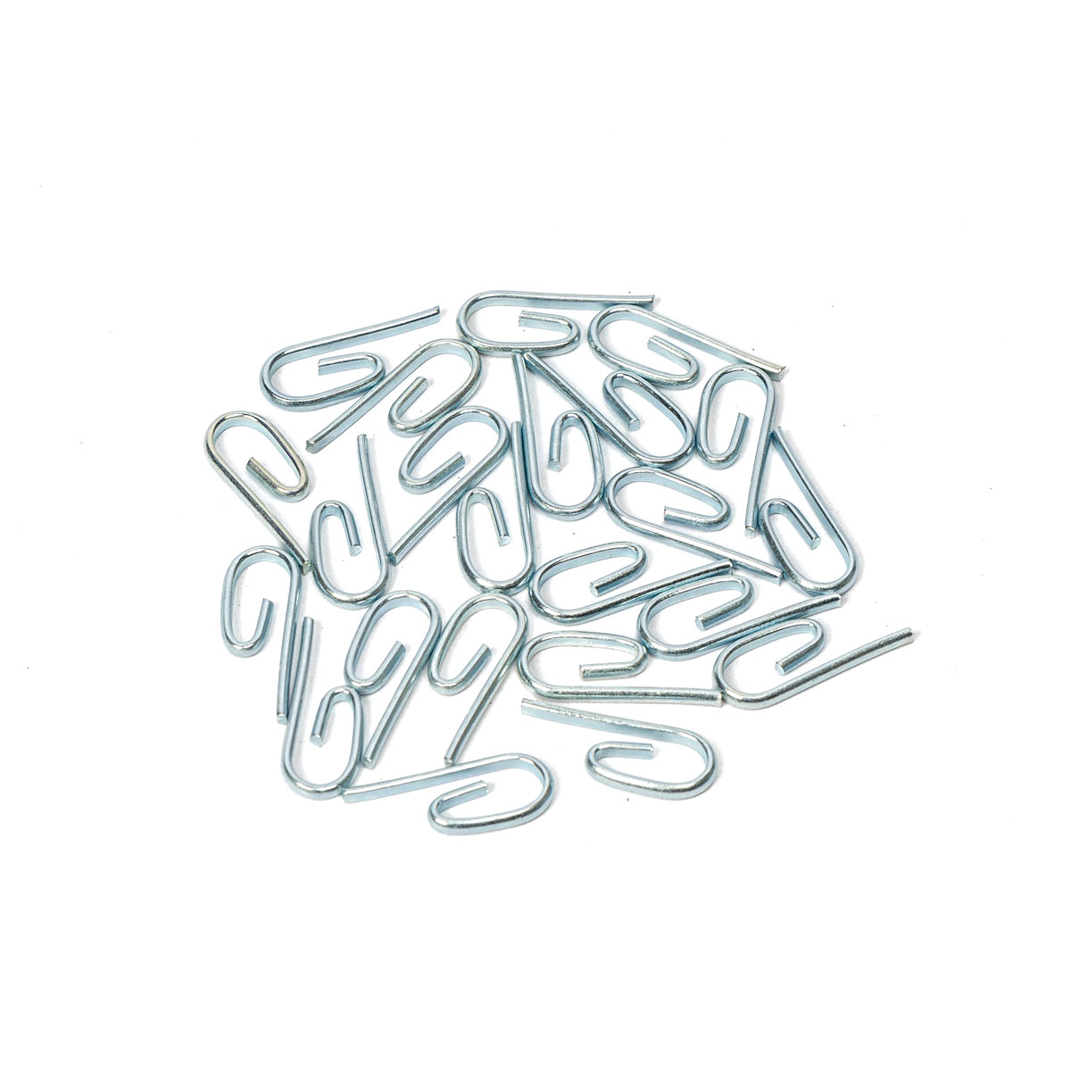 Juego De 25 Grapas Metálicas Caracol