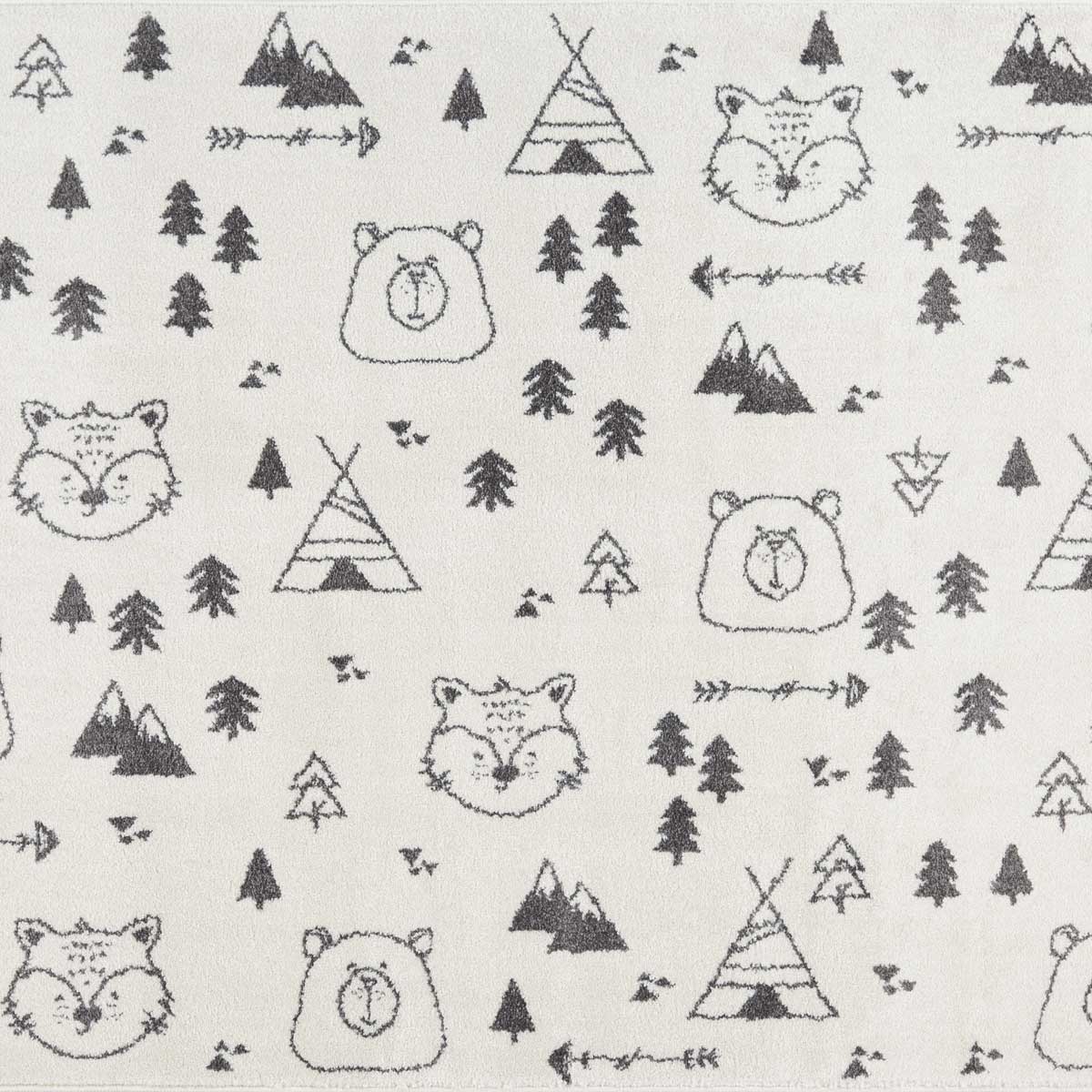 Alfombra Gio Bosque Gris 133x190Cm