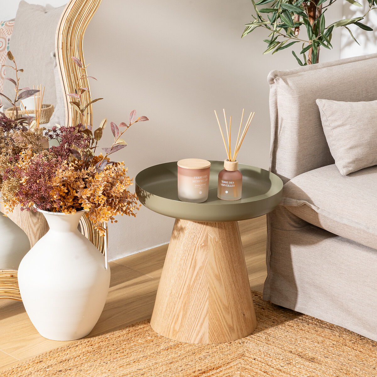 Mesa auxiliar HERCYNA verde