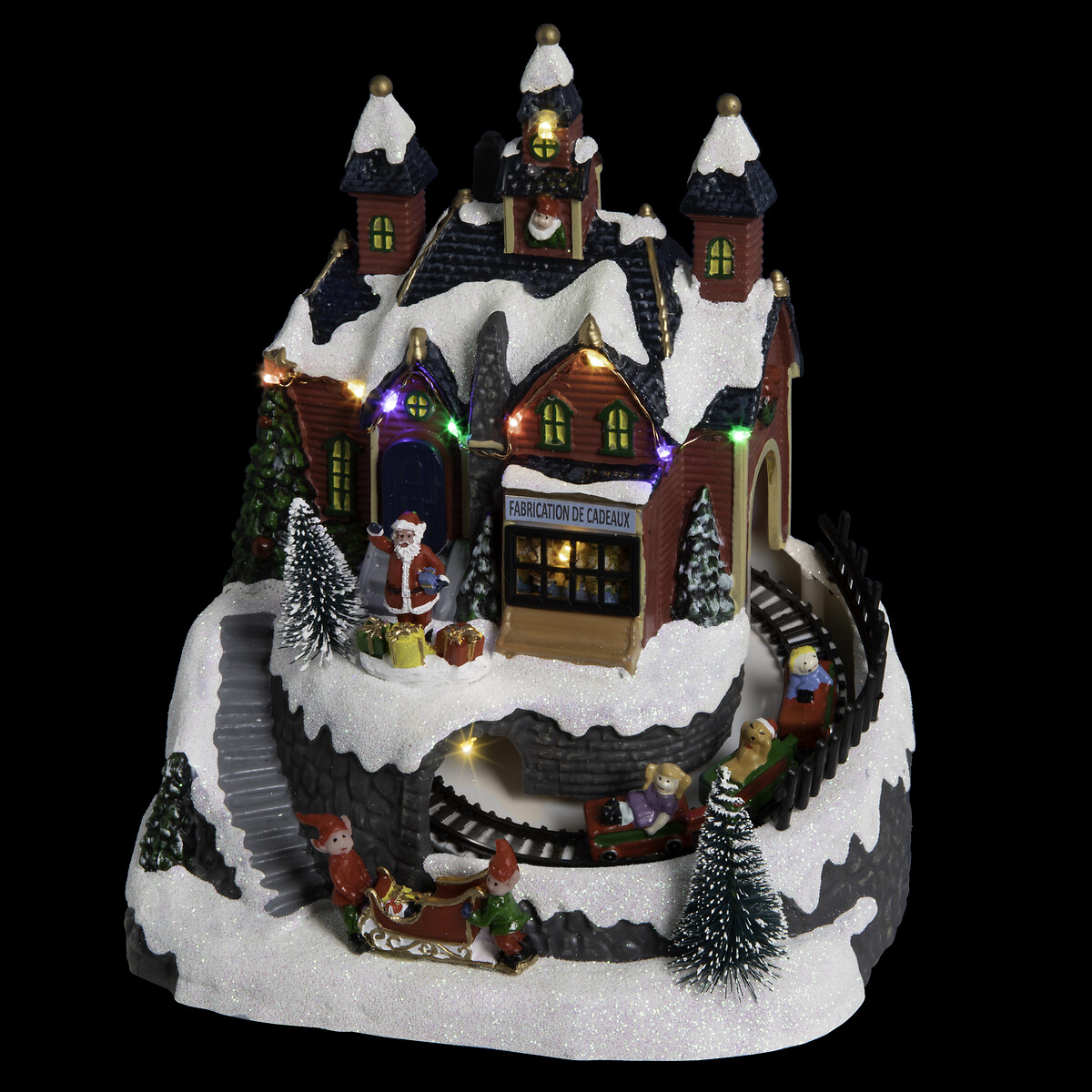 Aldeia Natalícia Com Comboio