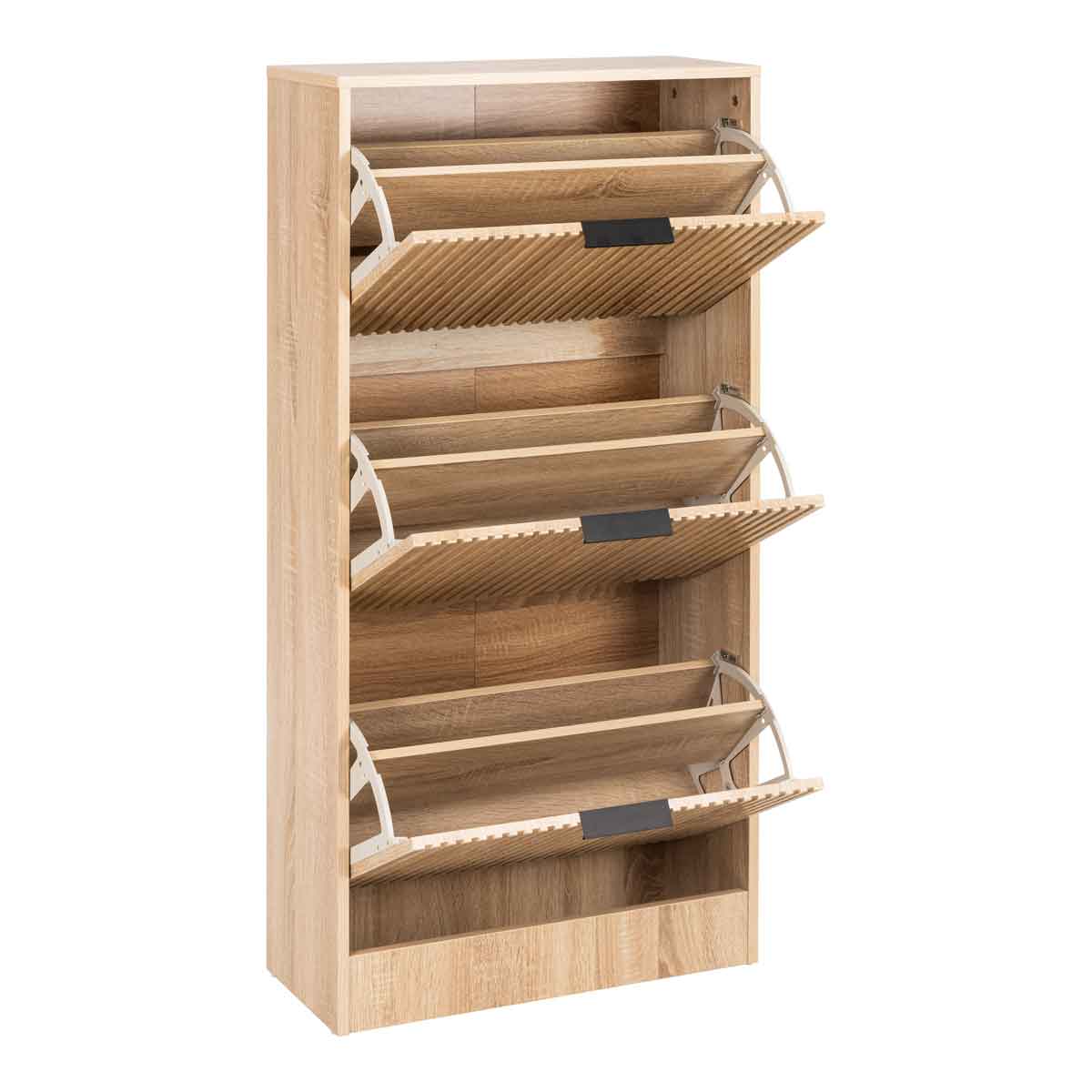 Zapatero Con 3 Cajones 120x24x60cm