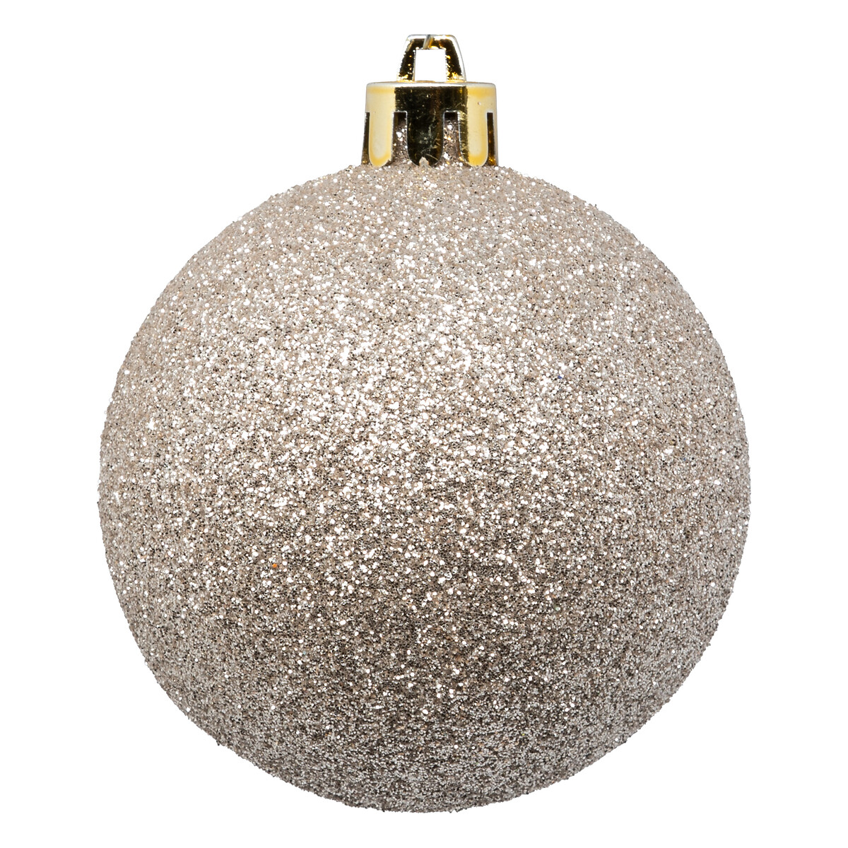 Set 8 bolas de Navidad champ&aacute;n 7cm 