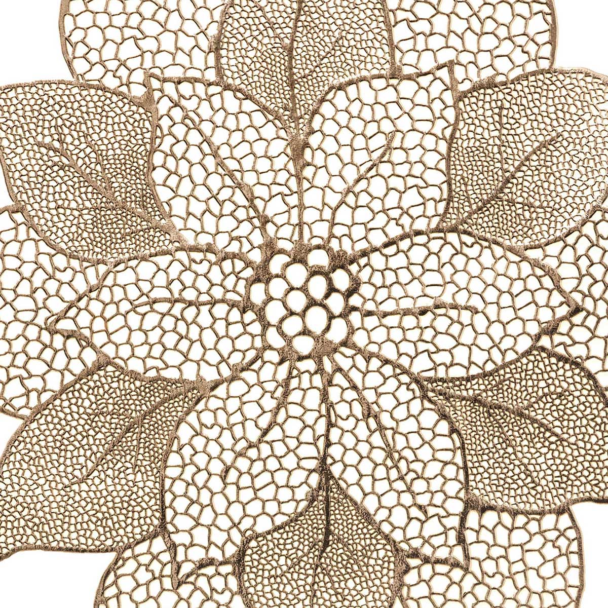 Mantel Individual Flor Dorada 44Cm