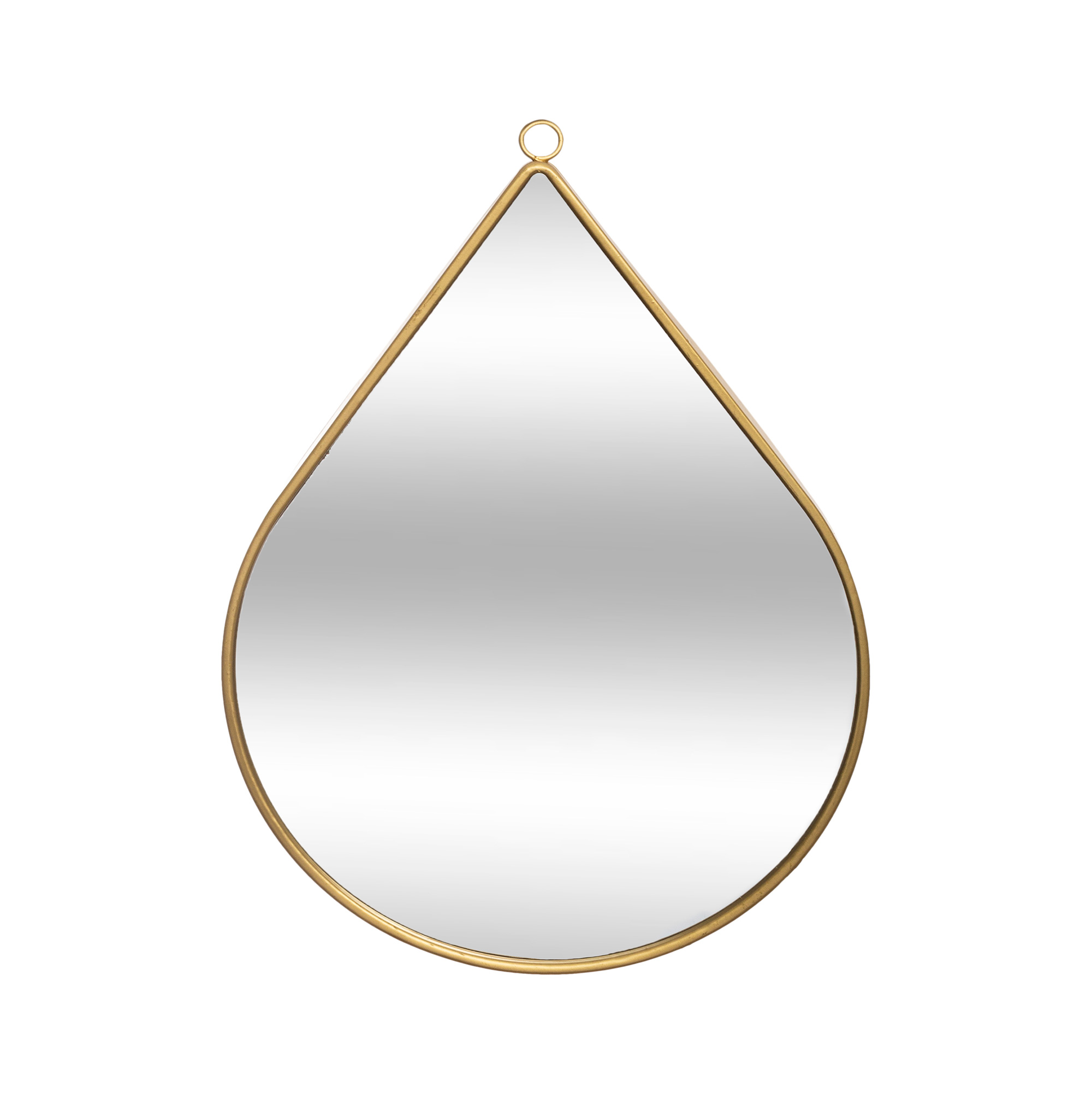 Espelho De Parede Em Metal Gota