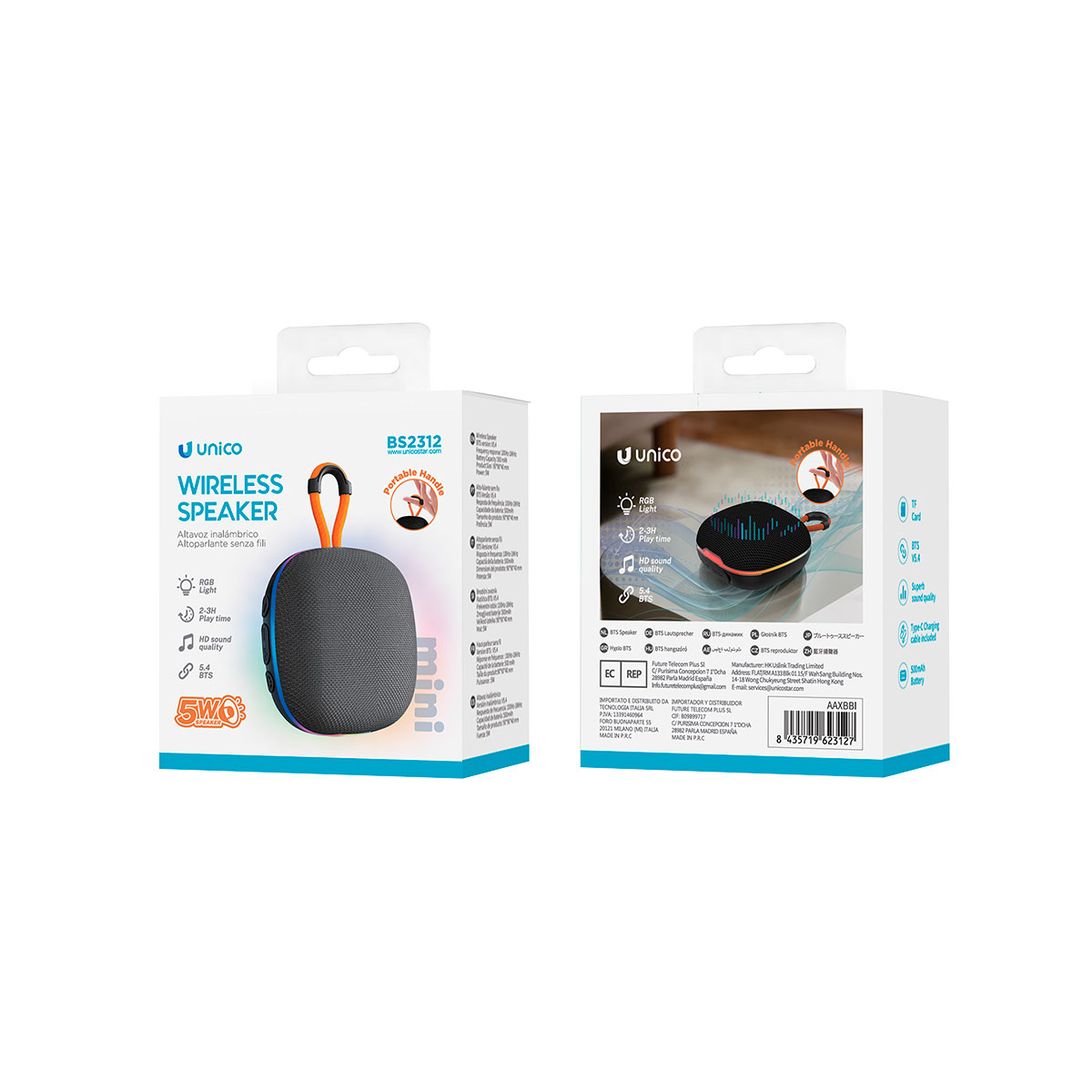 Altavoz Bluetooth 5W Negro