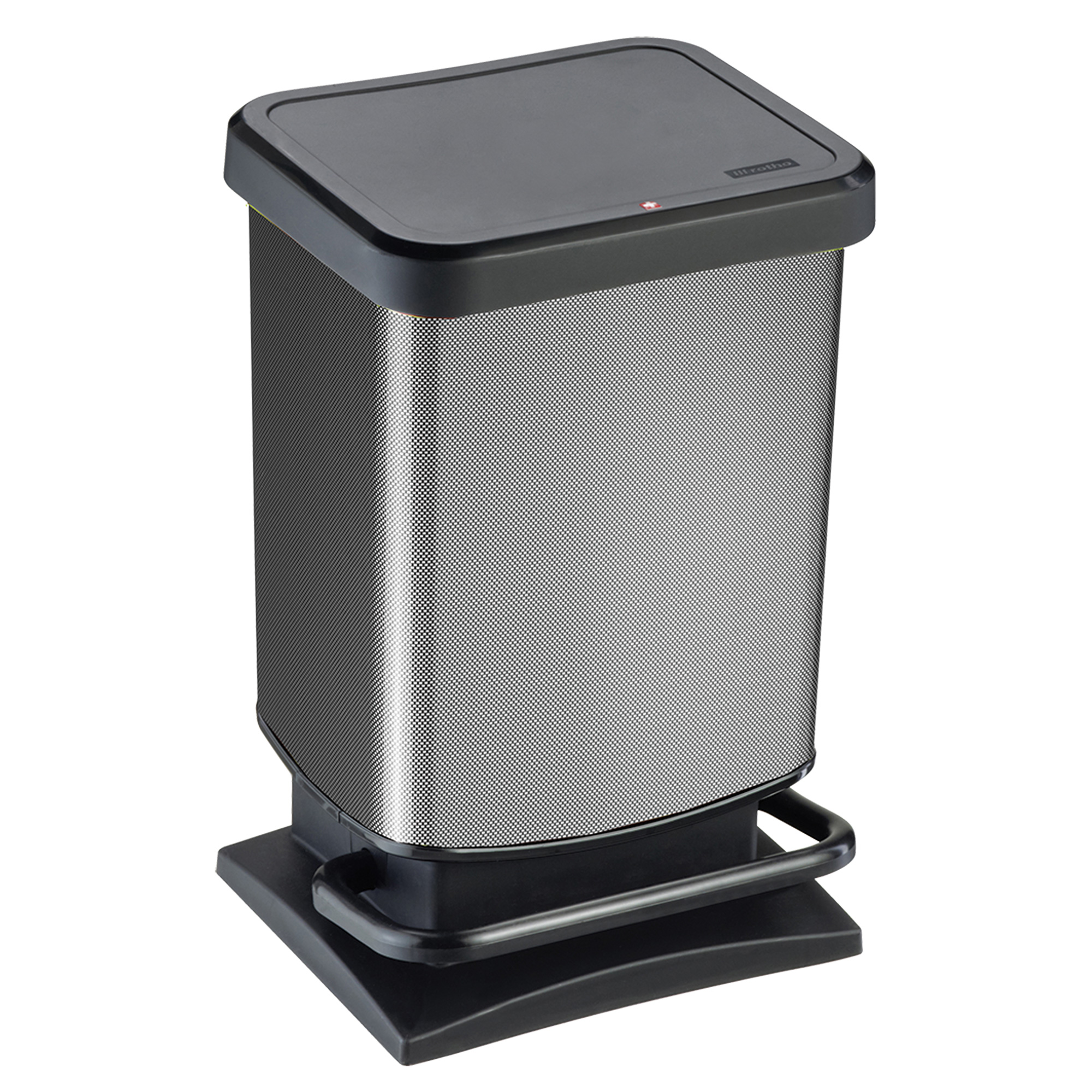 Cubo De Basura Con Pedal 20L Carbono