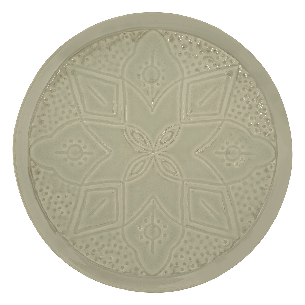 Plato llano SIENNA verde 27cm