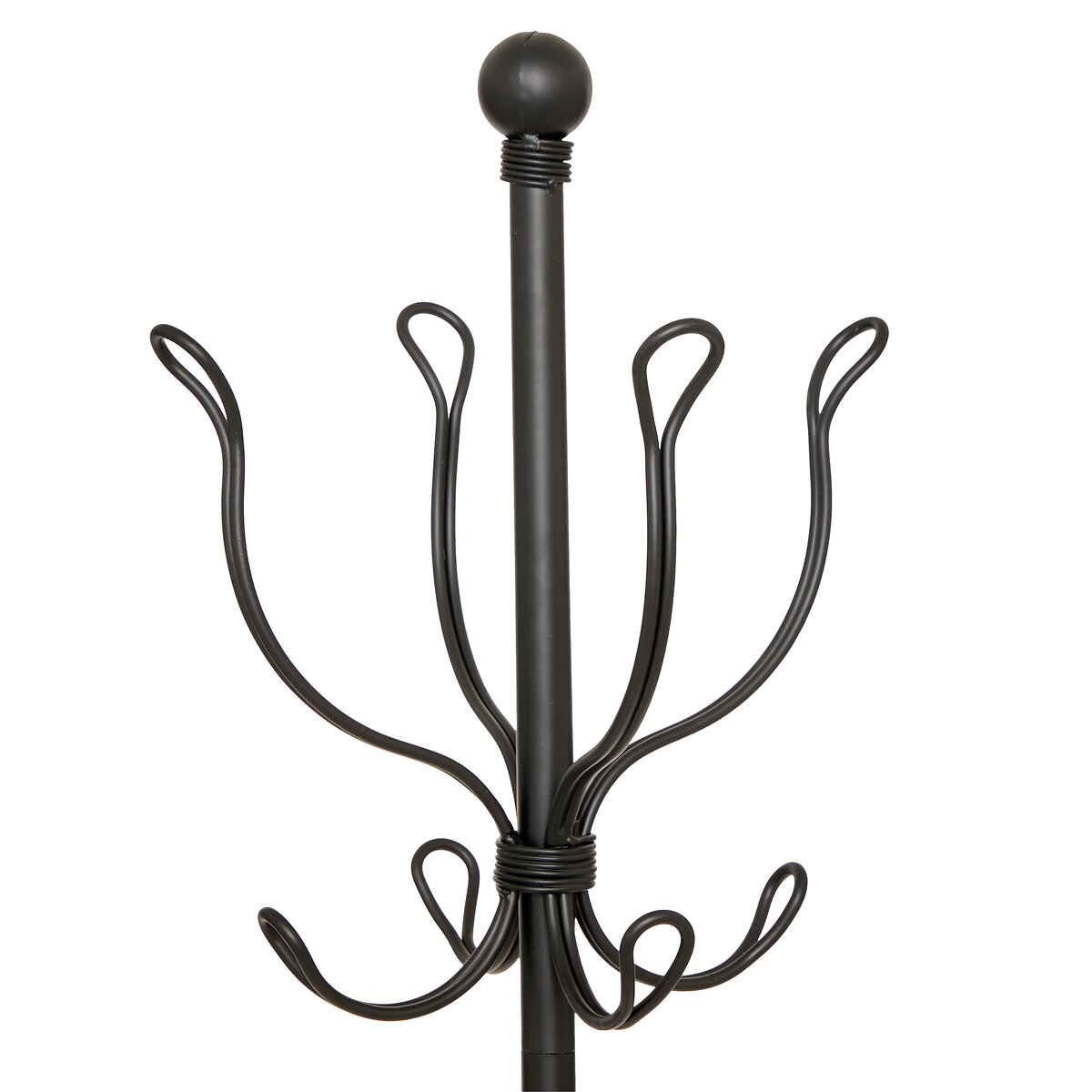 Perchero REMO negro de metal 170cm