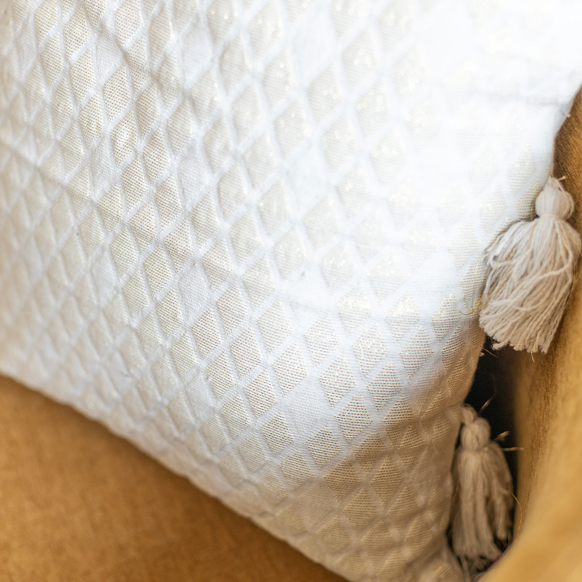 Funda De Coj&iacute;n Shine Blanco 40x40Cm