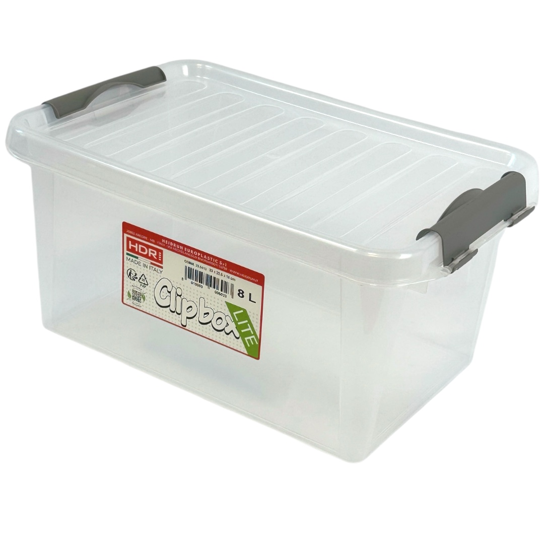Caja de almacenaje CLIPBOX LITE 8L