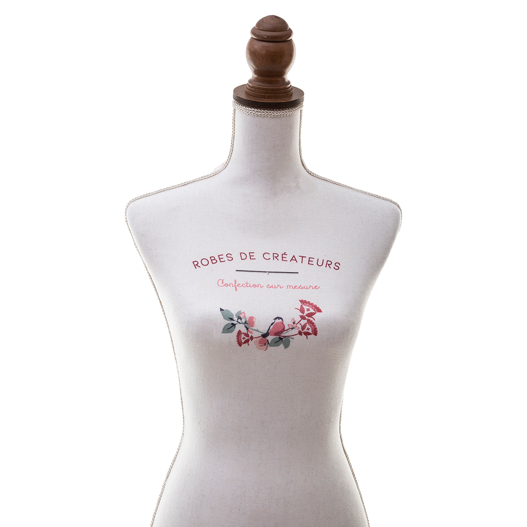 Maniqu&iacute; Poesie Madera/Metal 36x24x160Cm