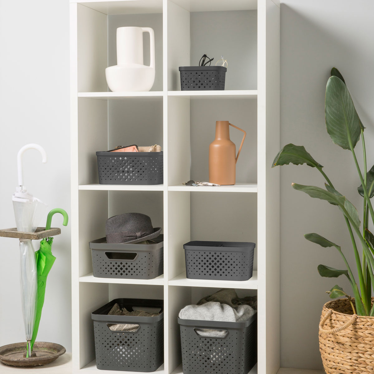Cesta Gris Pixel 16L