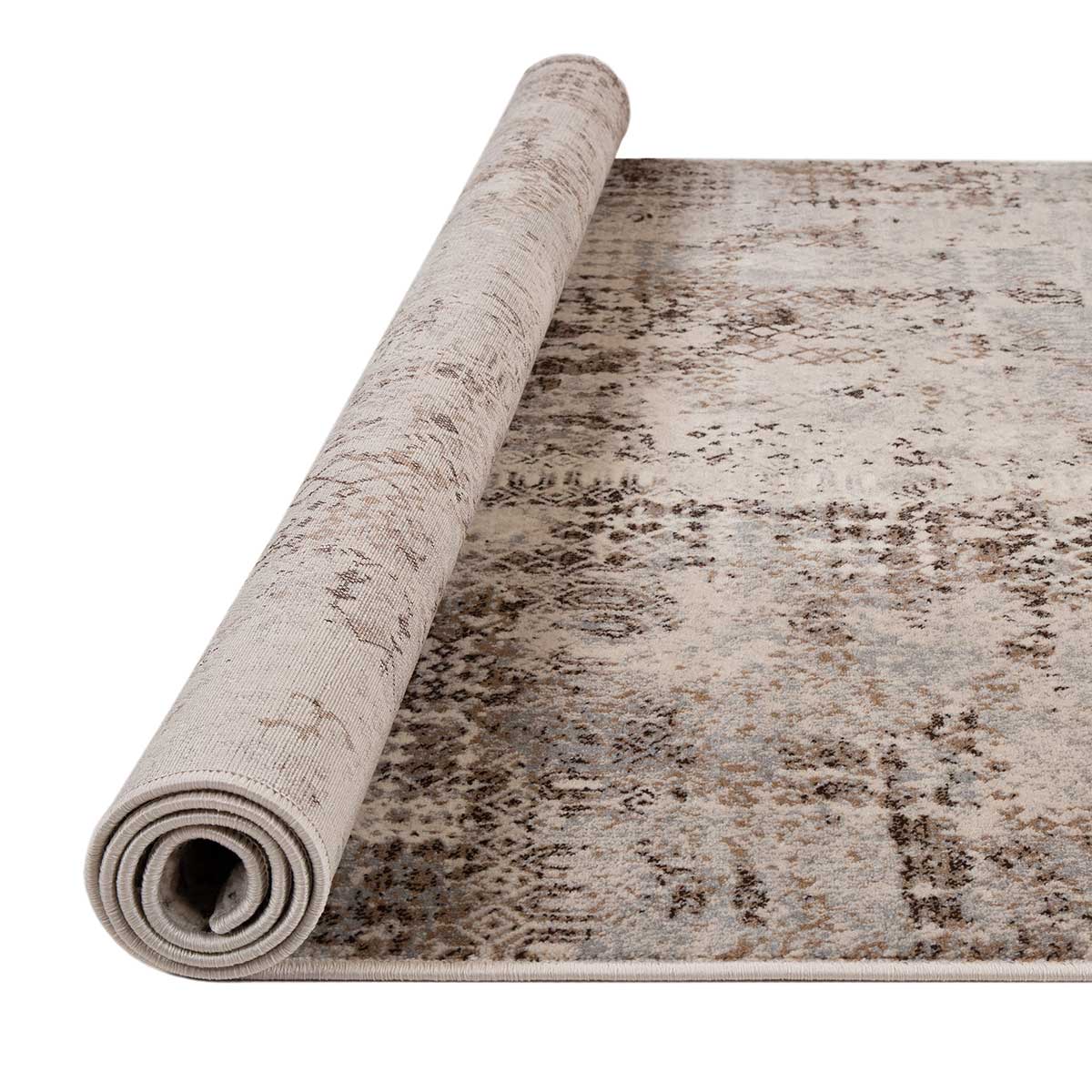 Alfombra Tune Abstract Beige 80x150cm