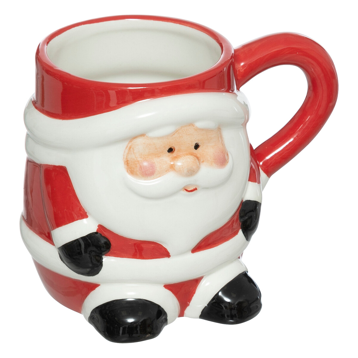 Taza Forma De Pap&aacute; Noel 30cl