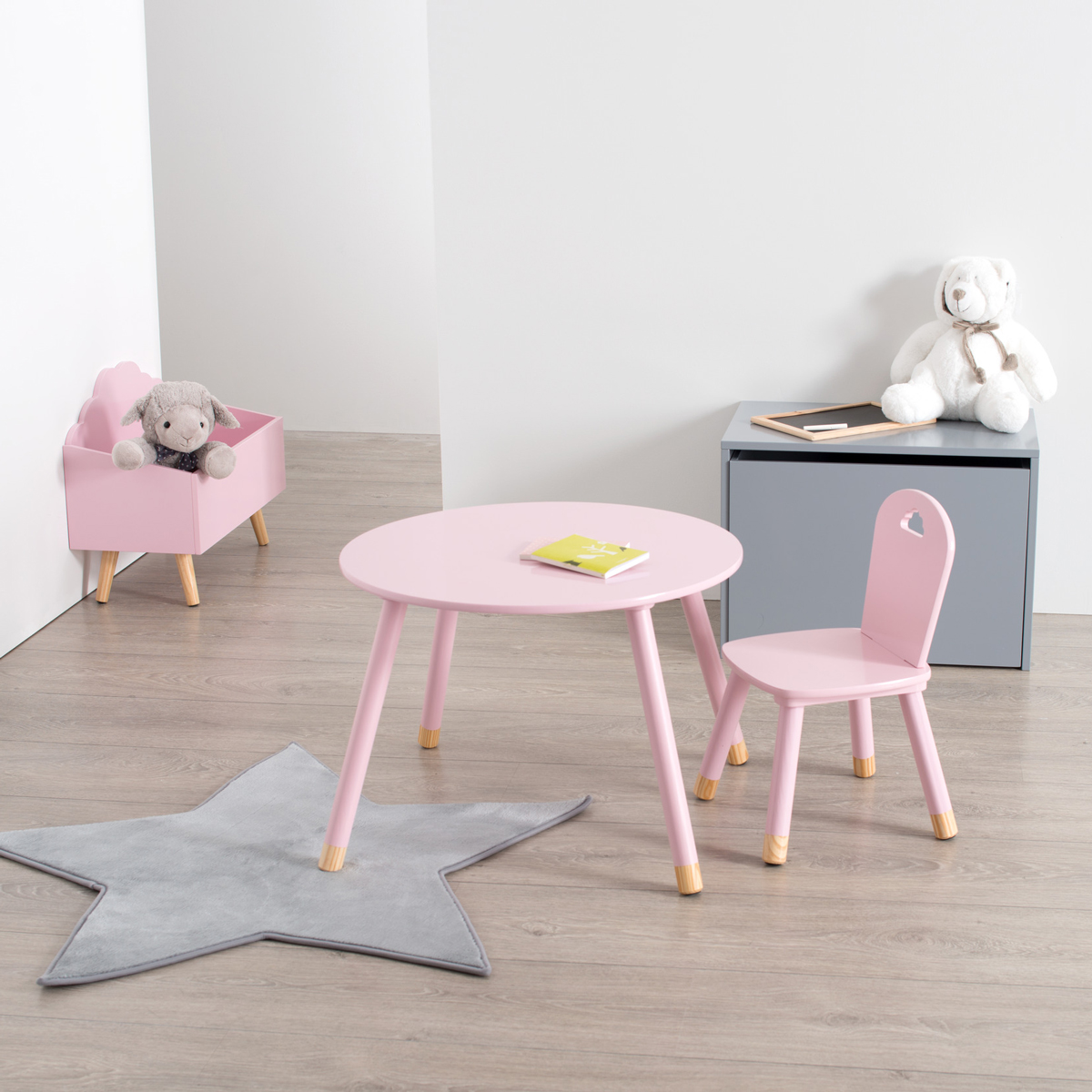 Mesa Douceur Rosa 60Cm