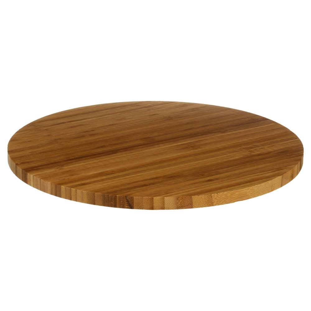 T&aacute;bua Girat&oacute;ria Em Bambu 35cm