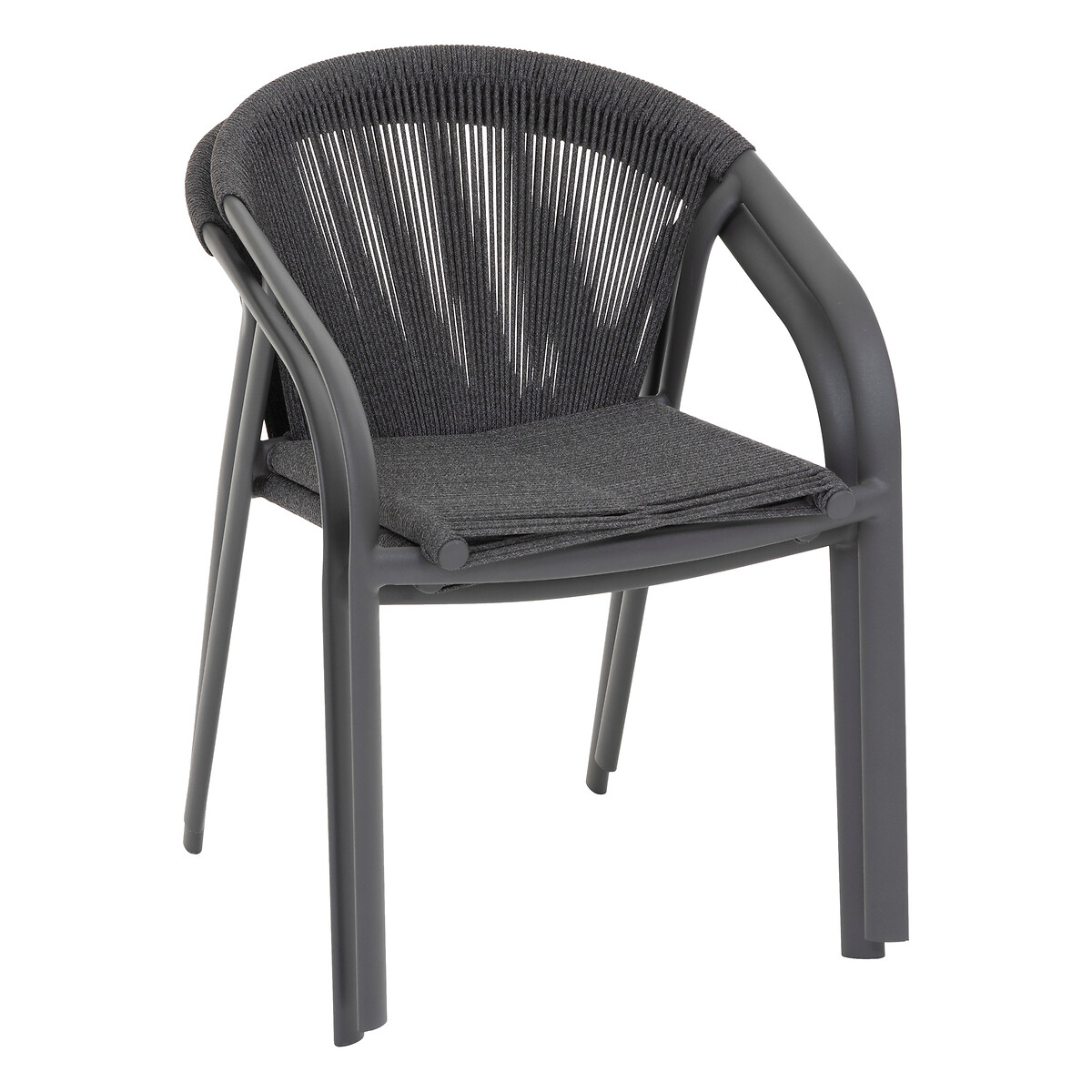 Cadeira Riu Cinza Antracite E Graphite