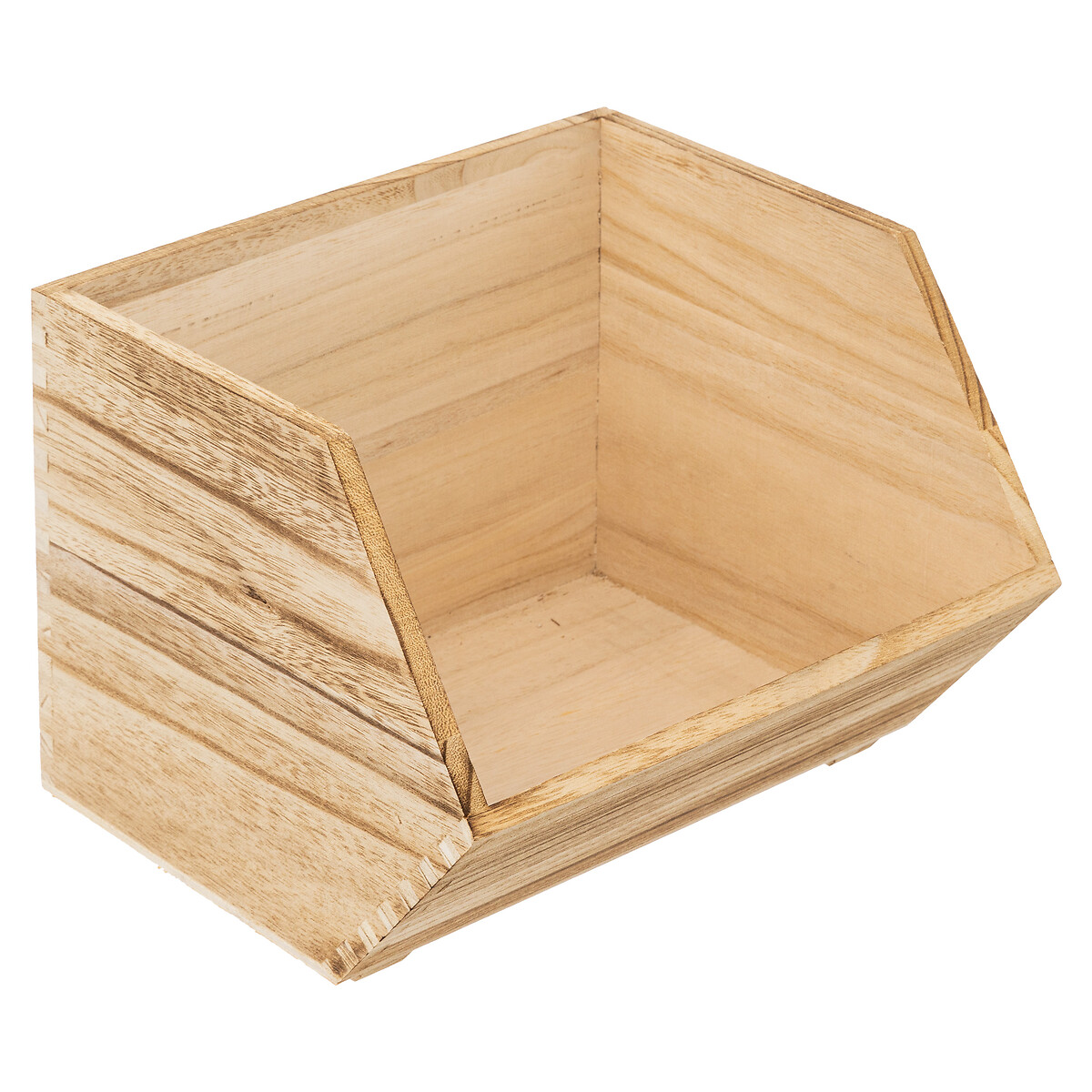 Conjunto de 3 cajas de organizaci&oacute;n de madera