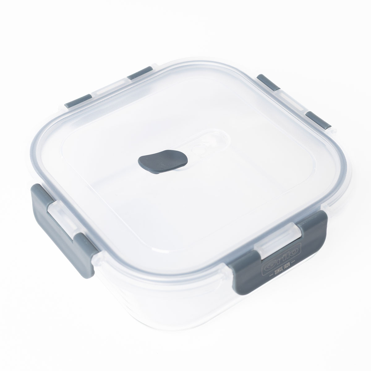 Hermético Cuadrado Vidrio 1.2L