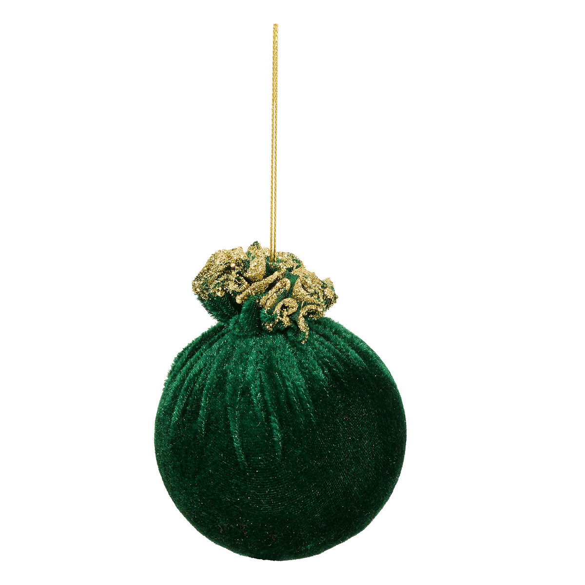 Bola de Navidad de terciopelo 8cm 