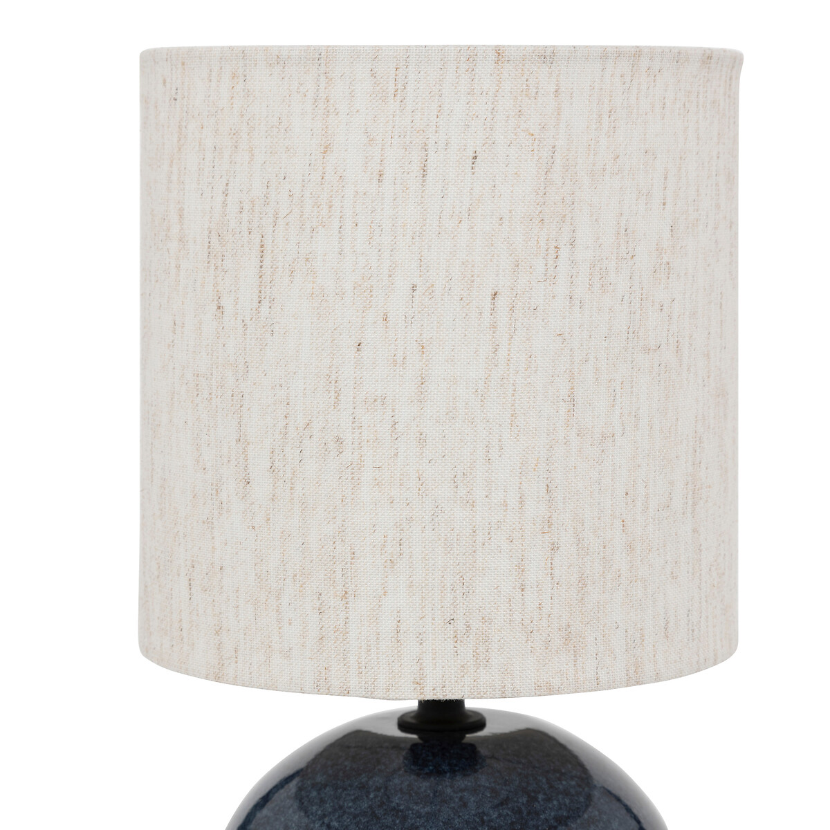 L&aacute;mpara de mesa GAIA azul oscuro de cer&aacute;mica 28cm