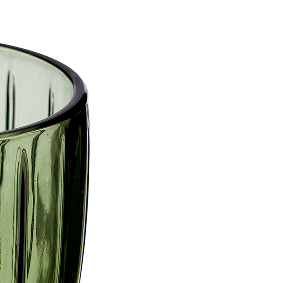 Copa de vino a rayas 380 ml de vidrio