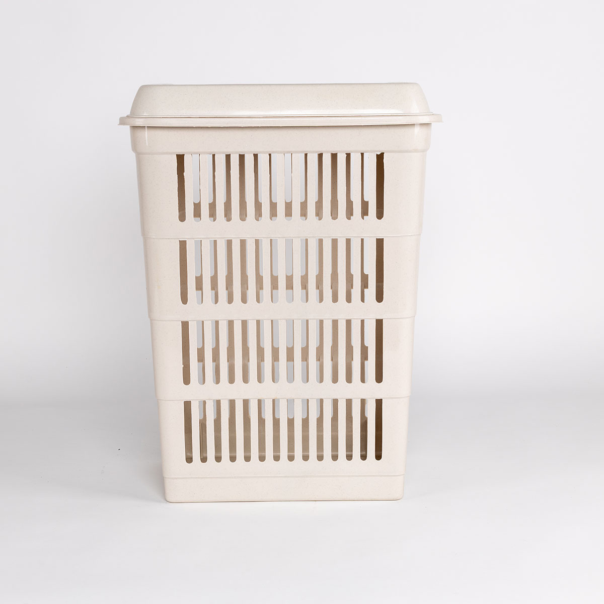 Cesto para colada con tapa crema 40L