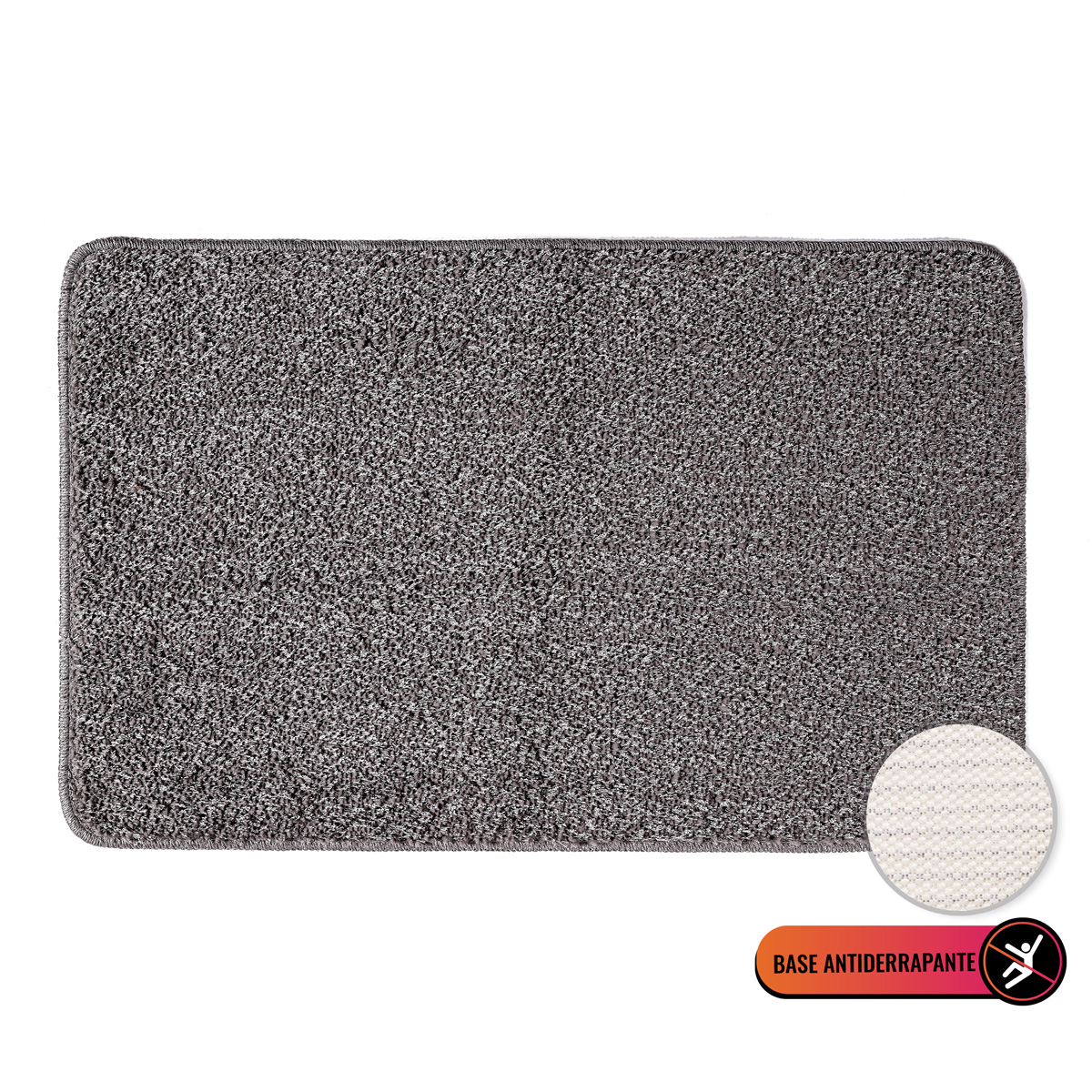 Tapete WC Tufting Cinza 50x80cm