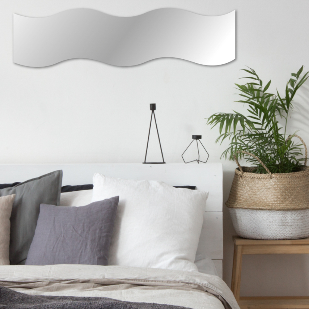 Espejo Ondulado 90x20x0.3Cm