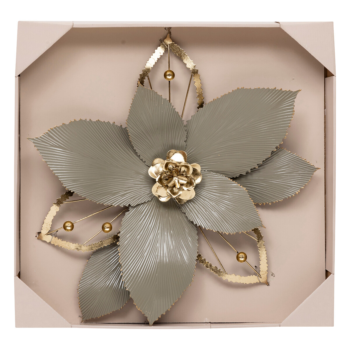 Decoraci&oacute;n mural en forma de flor MARJORIE 56X54cm