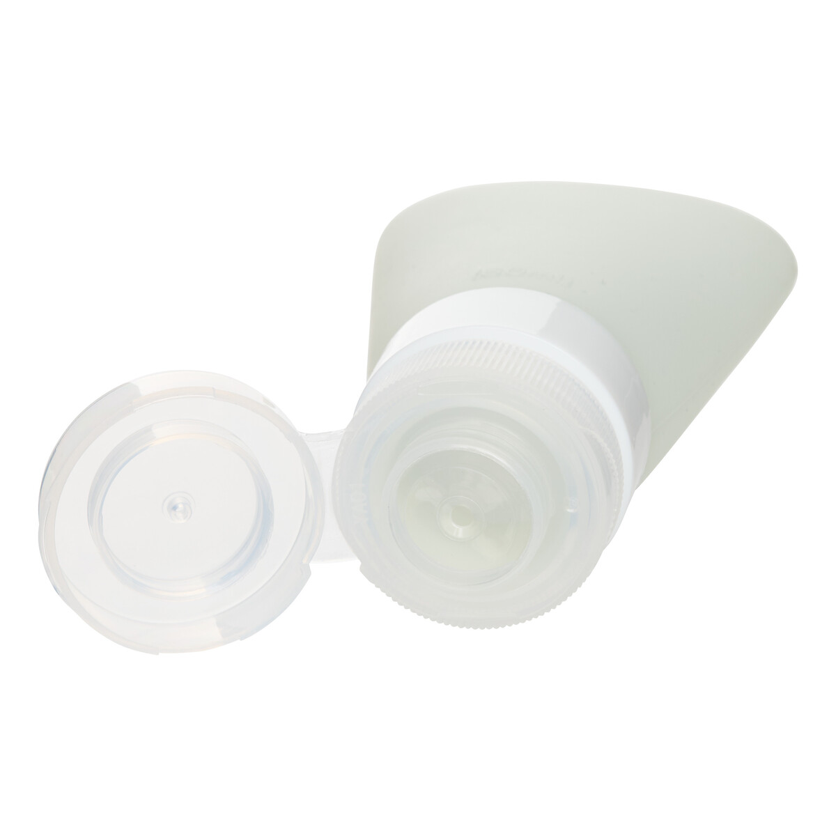 Set de viaje de 6 frascis de silicona