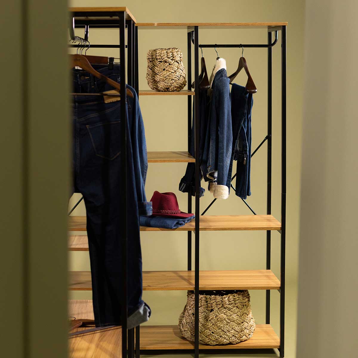 Cesta redonda de seagrass 43.5x25cm