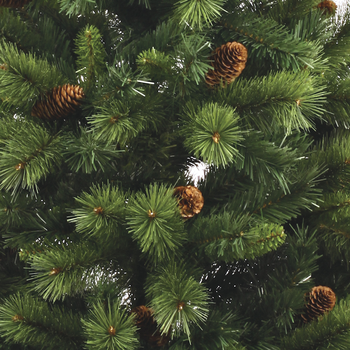 Árvore De Natal Royal Majestic Verde Com Pinhas 150cm