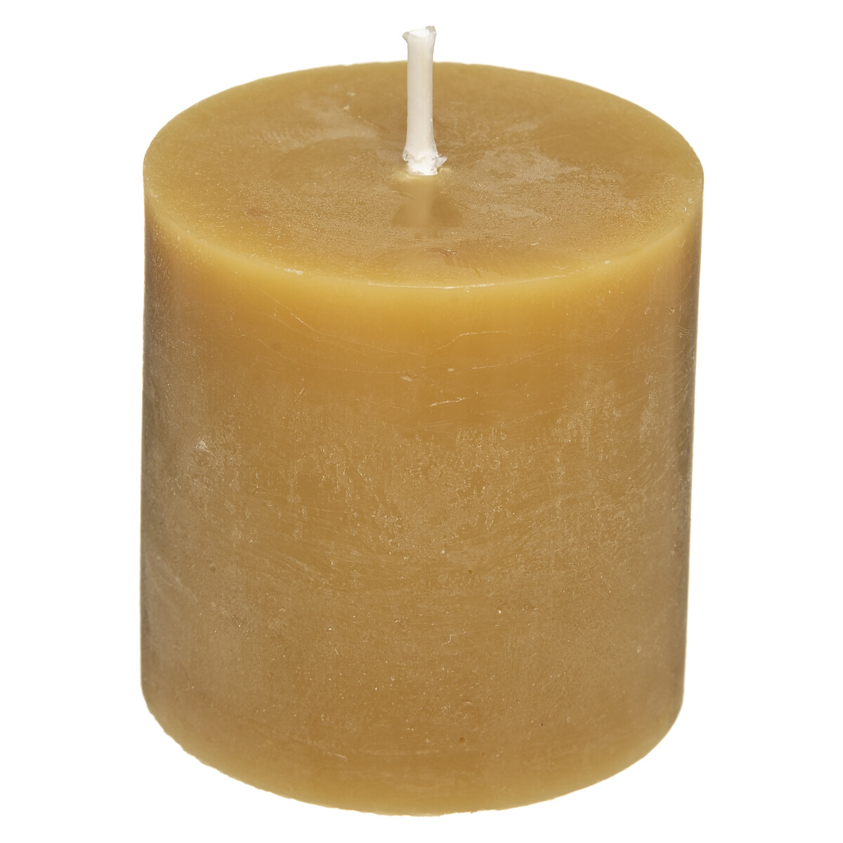Conjunto 4 Velas R&uacute;sticas Amarelas