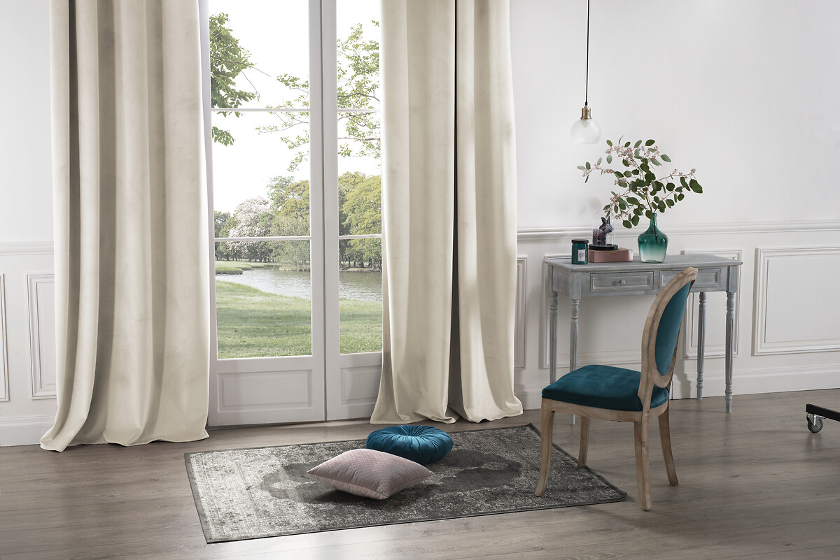 Cortina Opaca Beige 140x260Cm