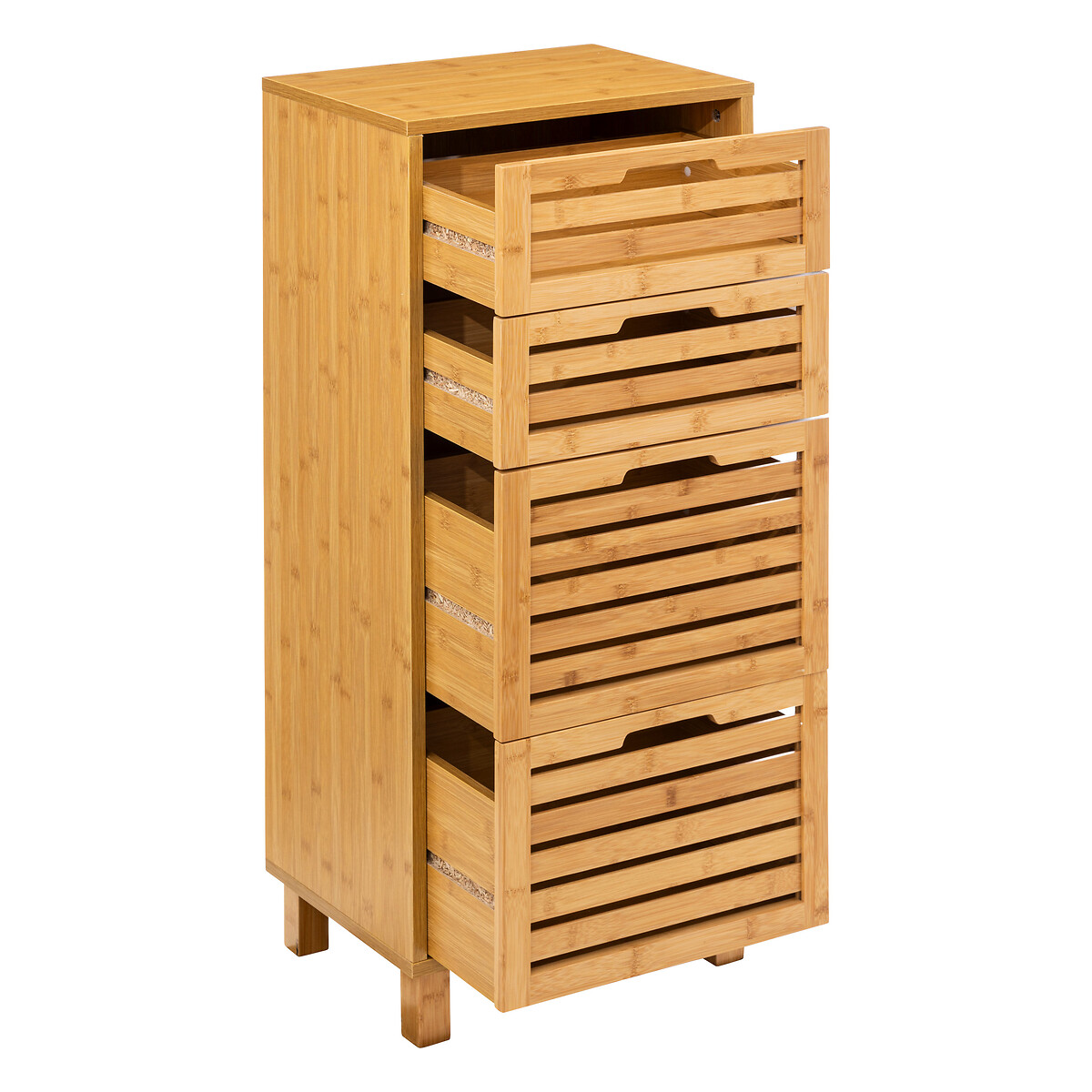 Armario para ba&ntilde;o SICELA marr&oacute;n de bamb&uacute;