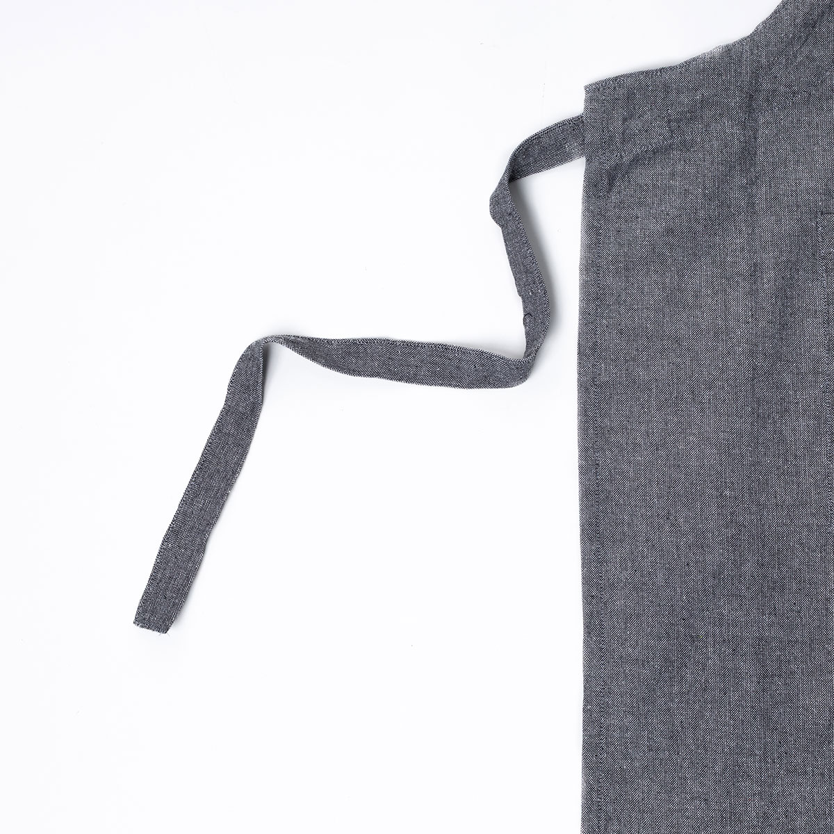 Delantal de cocina con frase gris oscuro 60x80cm