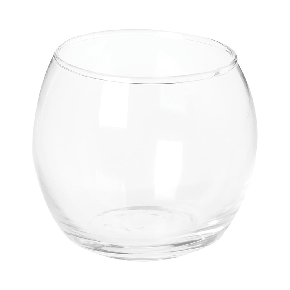 Portavelas De Vidrio Redondo 7Cm