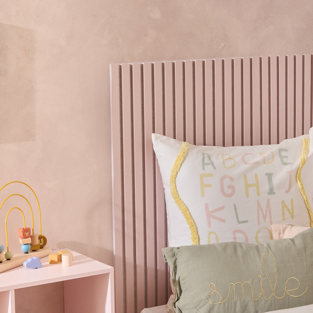 Panel decorativo COLVA rosa de mdf 120cm