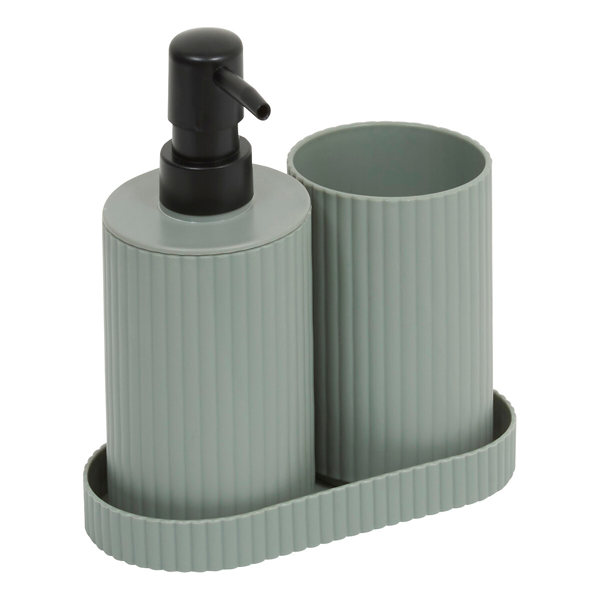 Set de 3 piezas wc ESSENTIELS verde