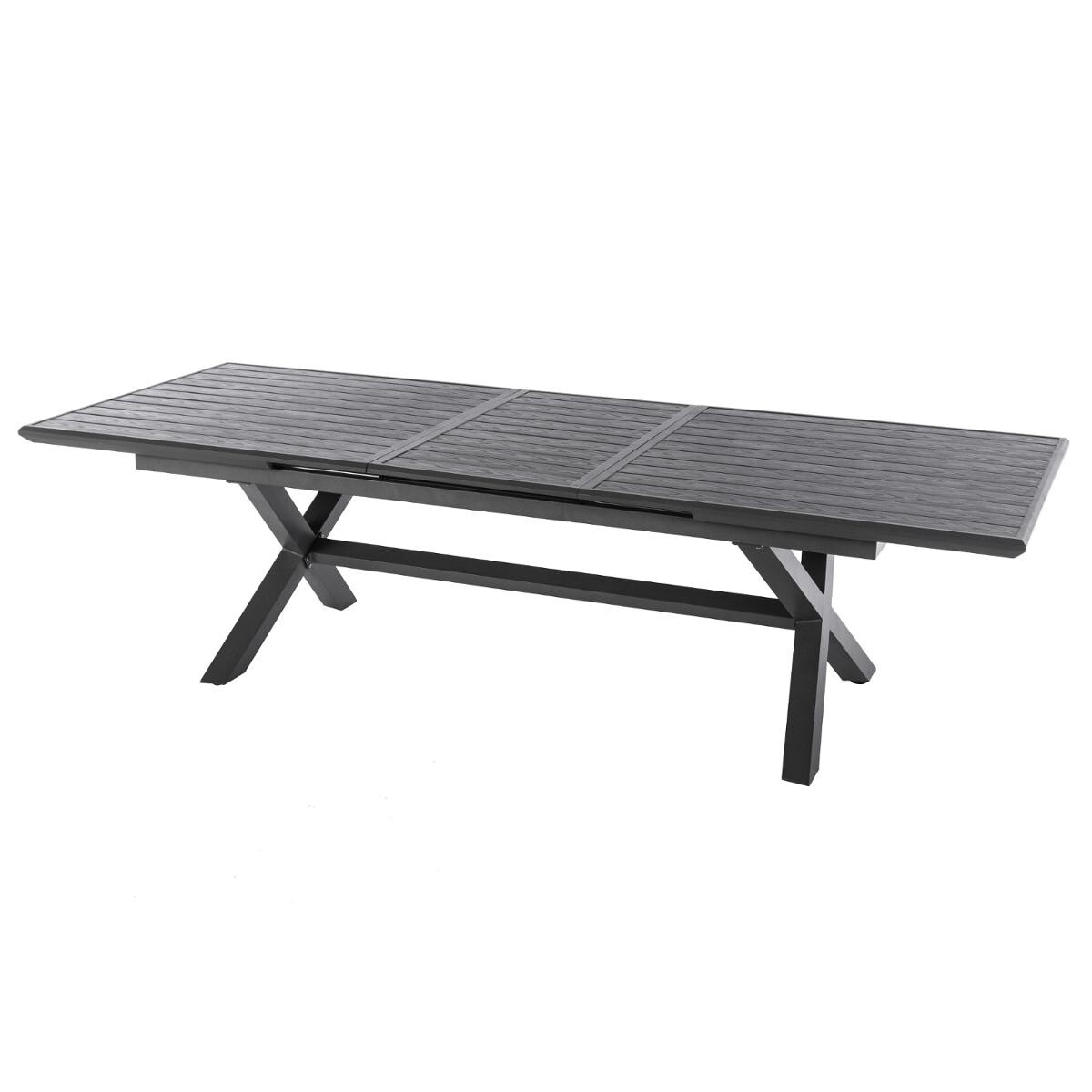 Mesa Extens&iacute;vel Axiome Cinza Ard&oacute;sia 220-279cm