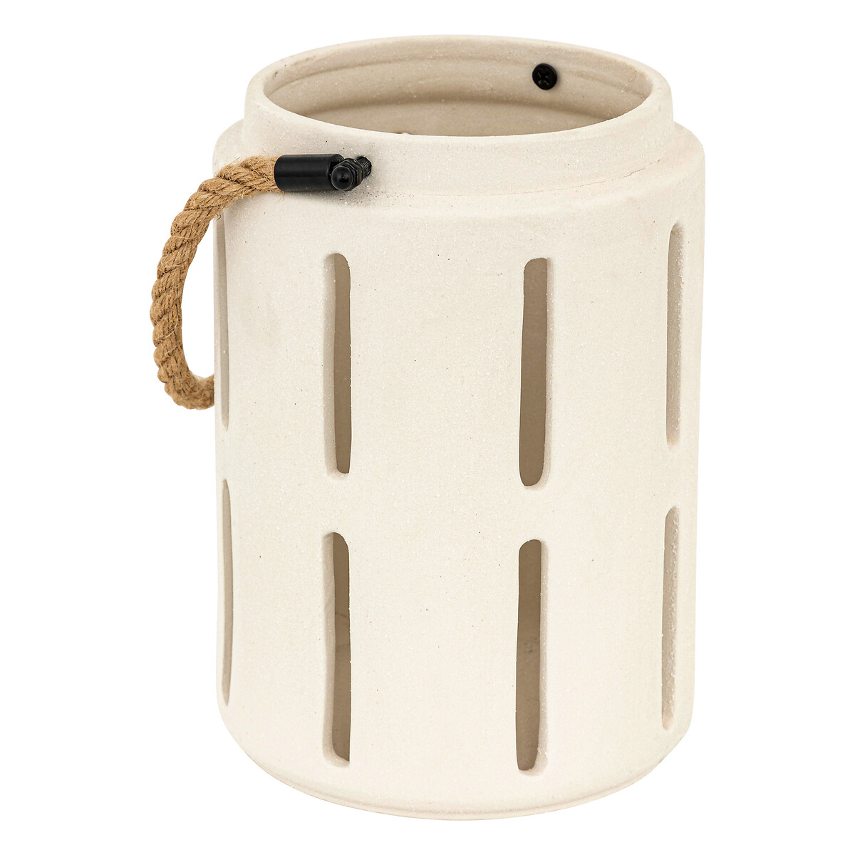 Farol De Cerámica Blanca Nuna