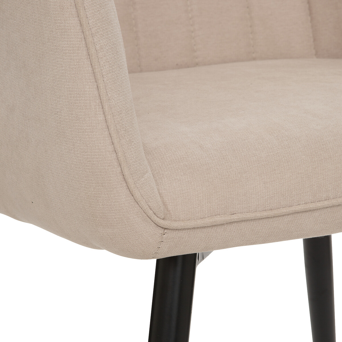 Sill&oacute;n De Tela Beige 57x61.5x83Cm